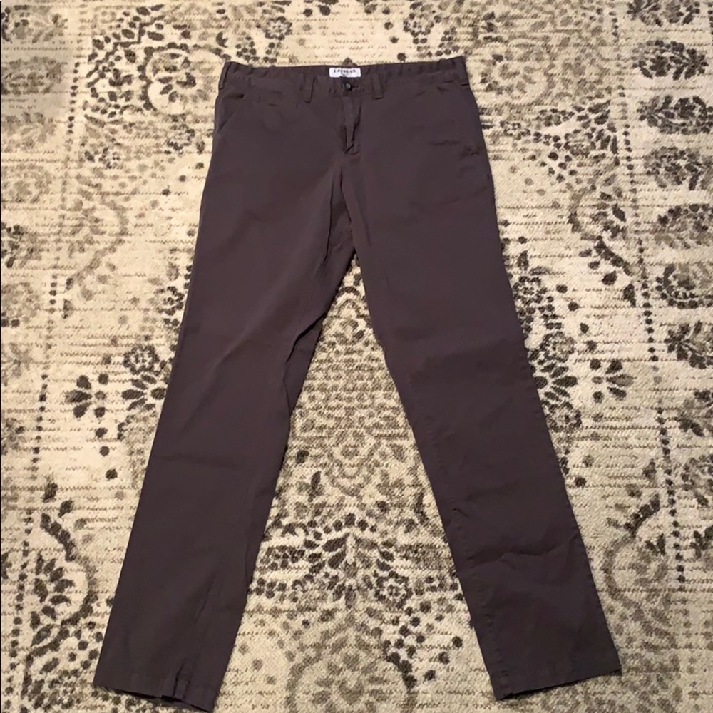 Express Men’s Grey Khakis 32x34
